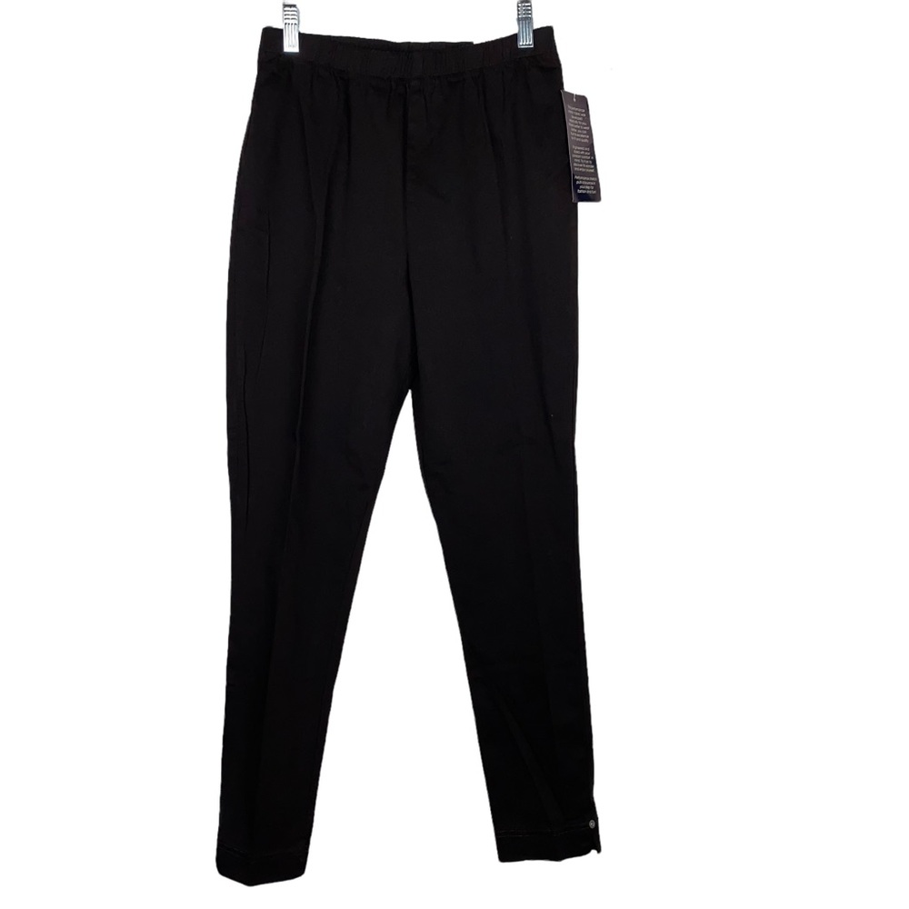 Essentials by Maggie NWT Split Hem Detail Black Legging 14/16W Waist runs small